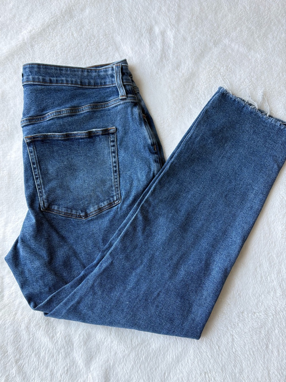 J. Crew Curvy Essential Straight Jean, 32 T